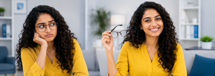 Illustration showing long-term vision improvement after Contoura Vision surgery and the factors that influence lasting results. | SmartVision Eye Hosptials