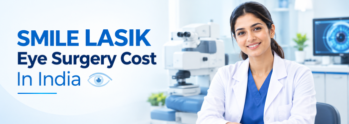 SMILE LASIK cost in India and treatment options discussed during an eye surgery consultation. SMILE LASIK Eye Surgery procedure and the factors that influence treatment cost.